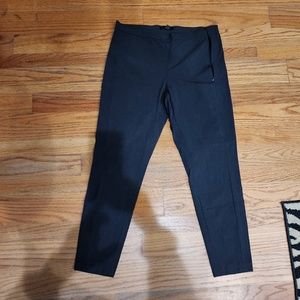 Side zip straight leg pants